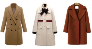 Manteau en laine femme mode